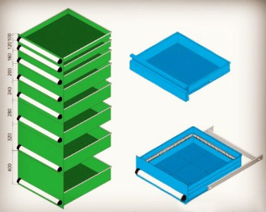 cassettiera porta attrezzi