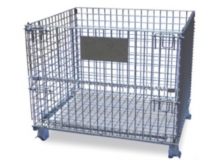 Foldable Metal Wire Mesh Container