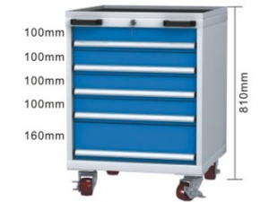 Heavy Duty 5 Drawer Tool Trolley