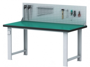 Adjustable Storage Work Cench With Hanging Panel