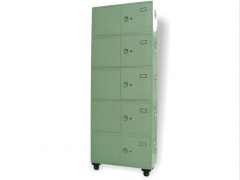 5 Layer General Steel Locker With Casters