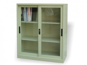 Steel Storage Locker With Glass Door