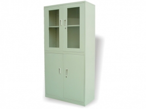 OEM Steel And Glass Door Office Cupboard