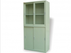 Glass Door Steel Cupboard For Storage