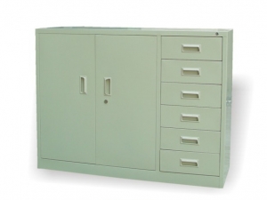Office Steel File Cabinet With Side Drawer