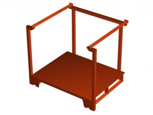 Steel Panel Upright Pallet