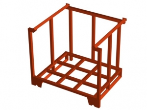 Upright Pallet With Defence Net
