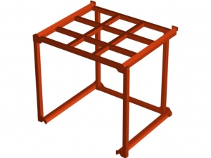 Athwart Type Metal Upright Pallet