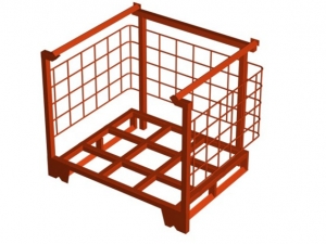 Upright Pallet With Defence Net