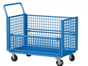 Half-open Metal Wire Trolley