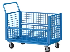 Half-open Metal Wire Trolley