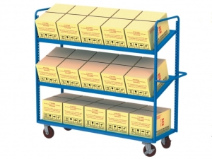 3 Layer Shelves Metal Modular Trolley